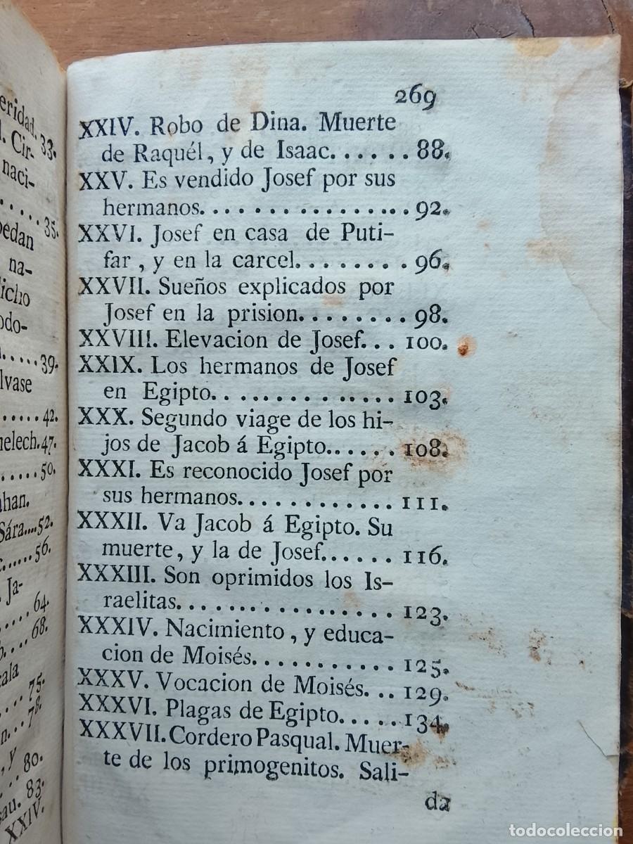 Libros antiguos: Compendio de la historia del antiguo testamento 1783 - Foto 10