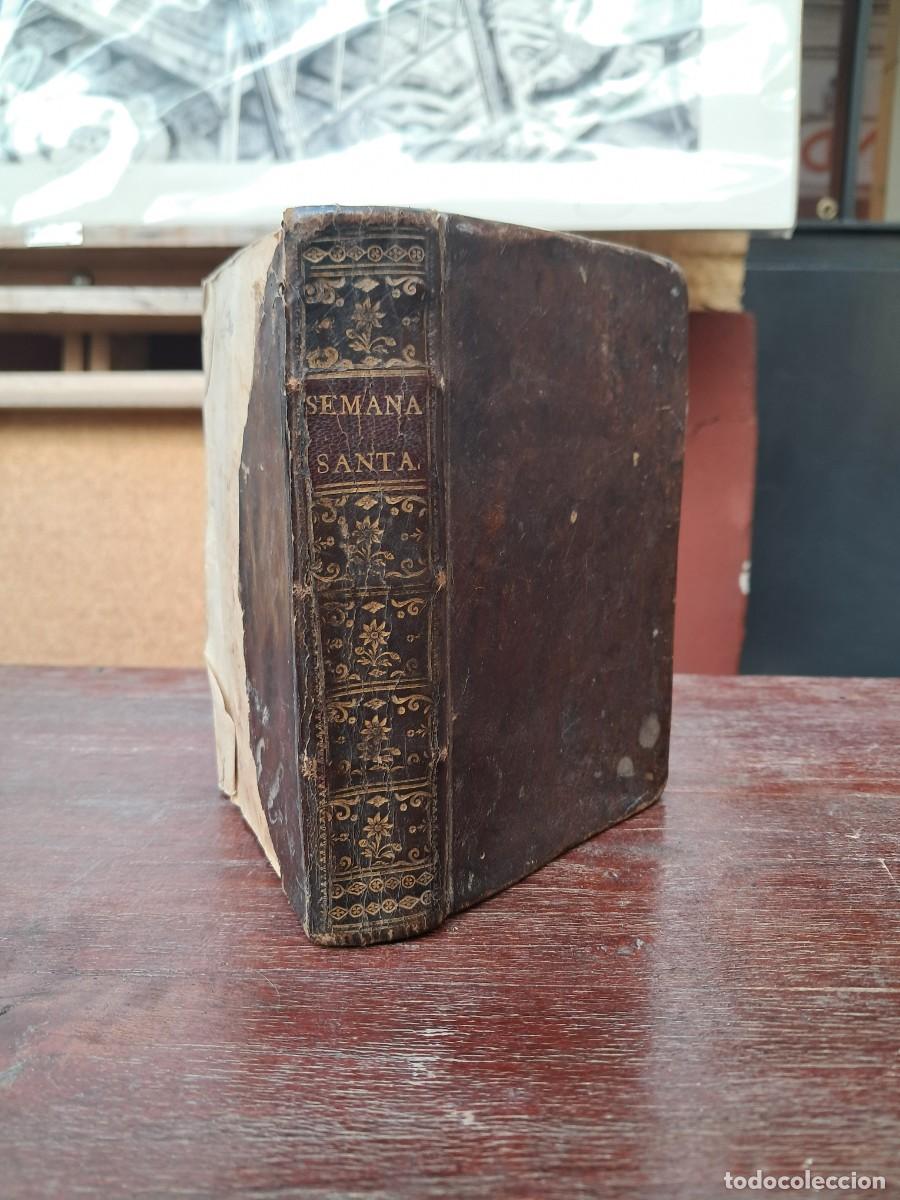 Libros antiguos: RIG&Uuml;AL, Josef. Historia cronol&oacute;gica del pueblo hebreo. Semana Santa. Madrid. Pedro Mar&iacute;n. 1779.