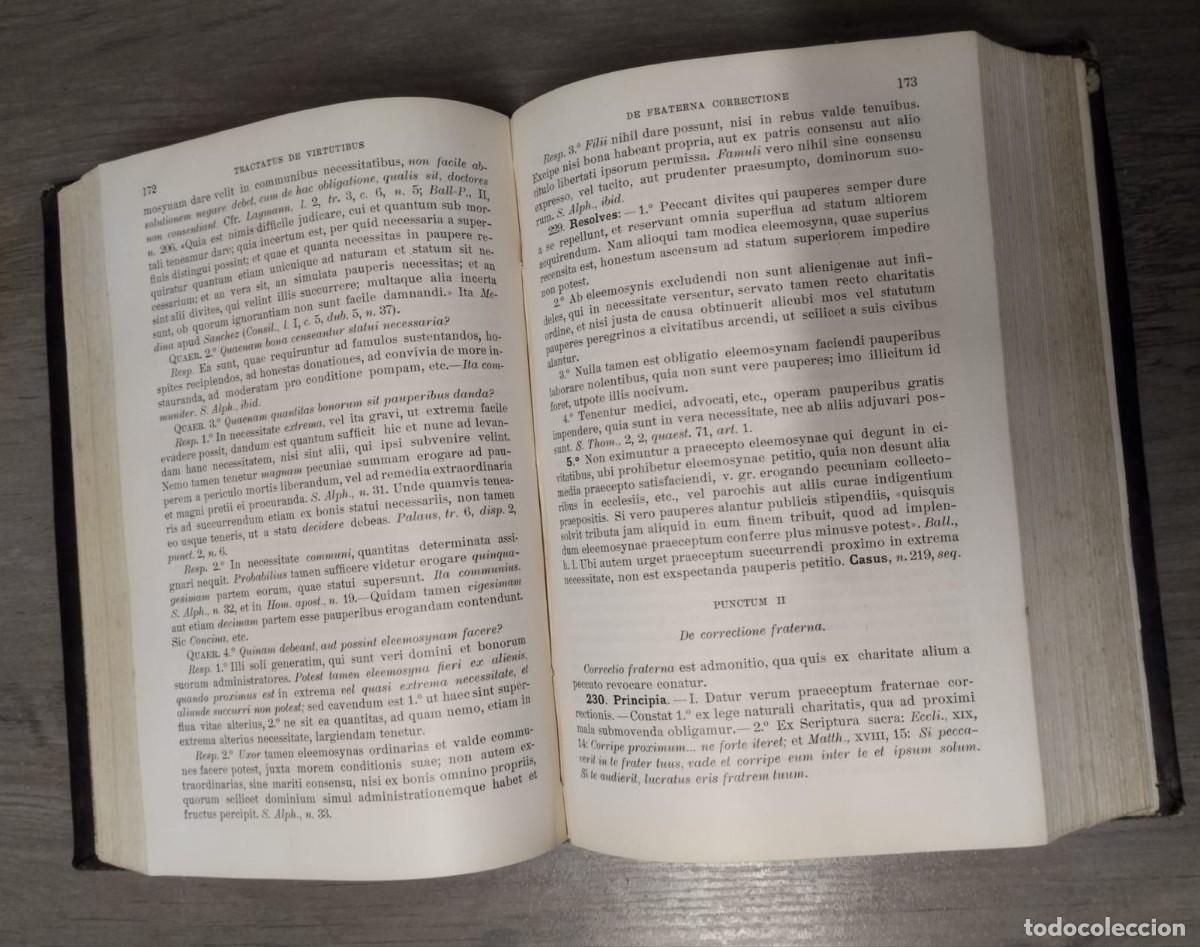Libros antiguos: Compendium Theologiae Moratis - Foto 5