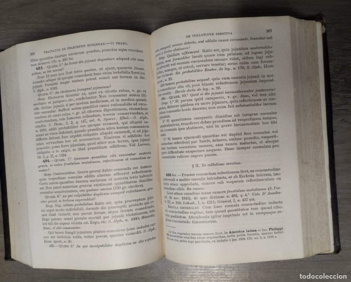 Libros antiguos: Compendium Theologiae Moratis - Foto 6