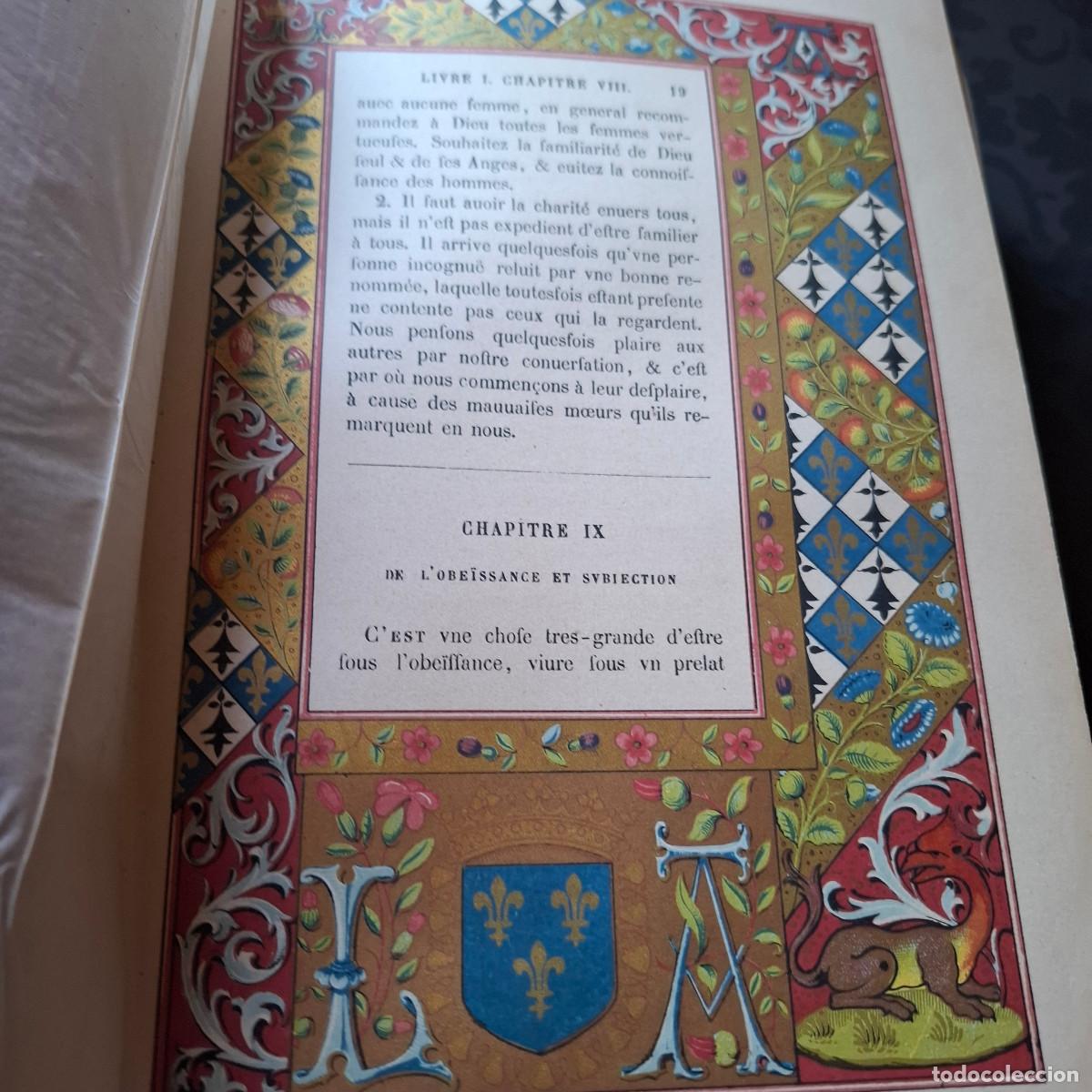 Libros antiguos: LImitation de J&eacute;sus-Christ - Foto 2