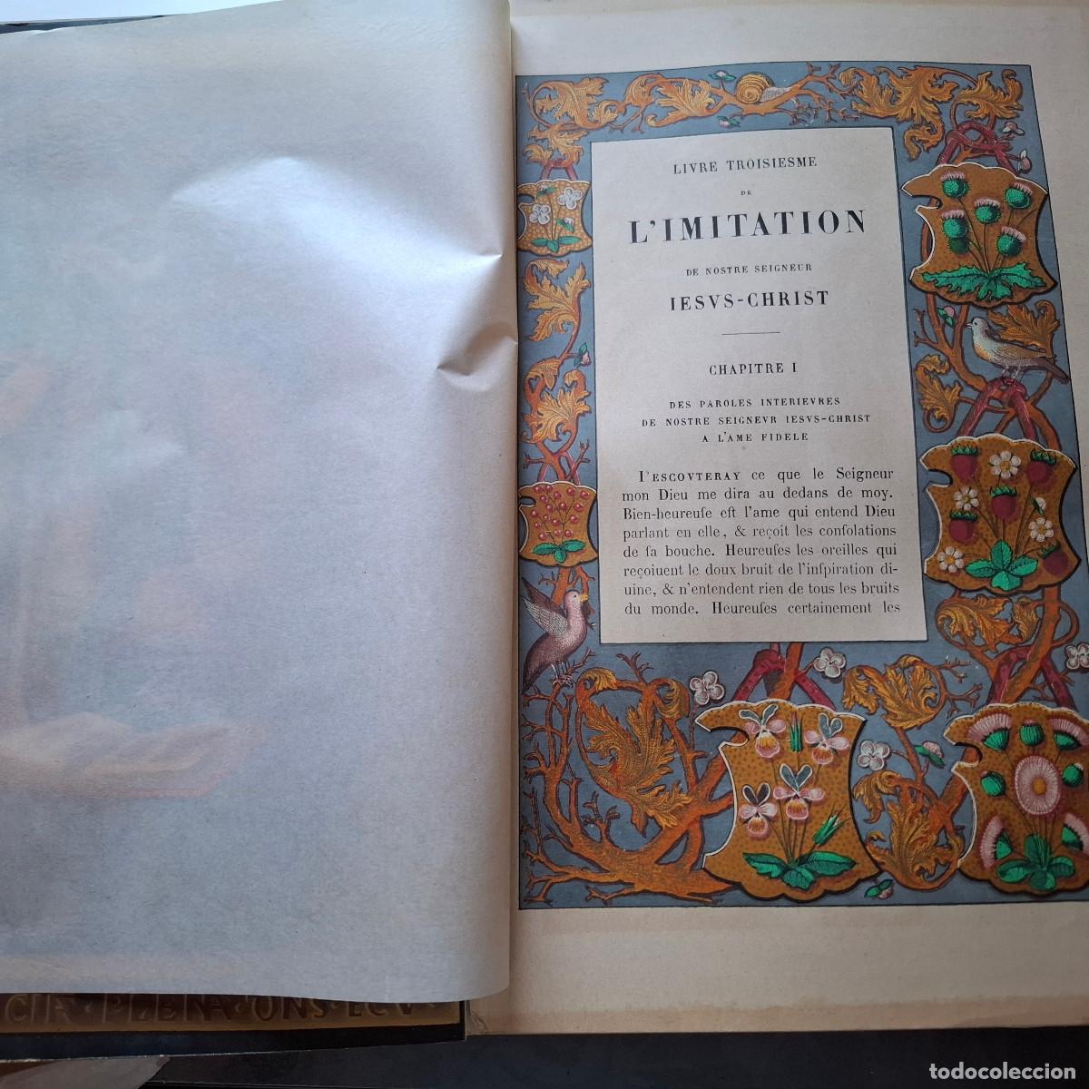 Libros antiguos: LImitation de J&eacute;sus-Christ - Foto 4