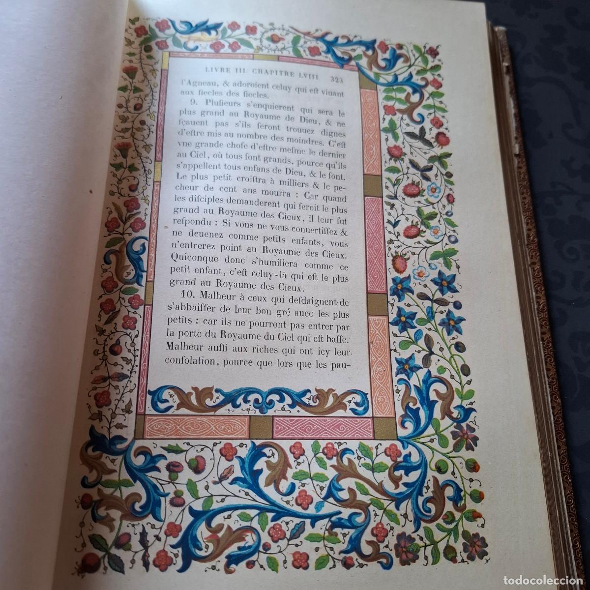 Libros antiguos: LImitation de J&eacute;sus-Christ - Foto 7