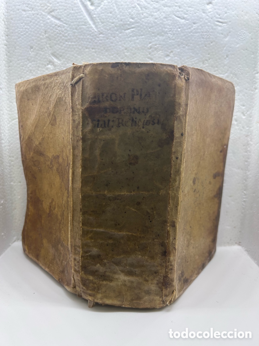 Libros antiguos: Hieronymi Plati de bono status religioso libro III. Antuerpiae 1604