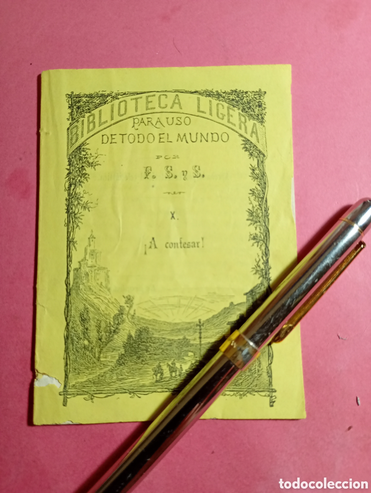 Libros antiguos: BIBLIOTECA LIGERA PARA USO DE TODO EL MUNDO ''&iexcl;A CONFESAR!'' 1878 FELIX SARD&Aacute; Y SALVANY