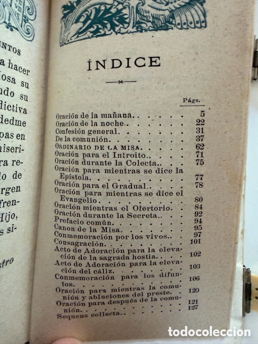 Libros antiguos: Libro llave del para&iacute;so - Foto 5
