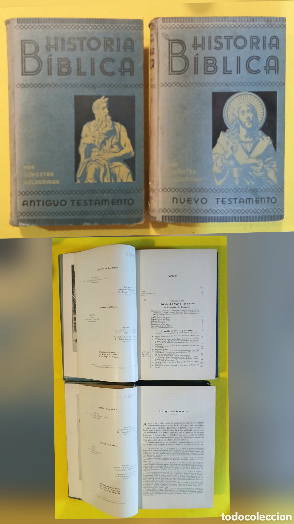 Antiquarische B&uuml;cher: Historia B&iacute;blica, antiguo y nuevo testamento