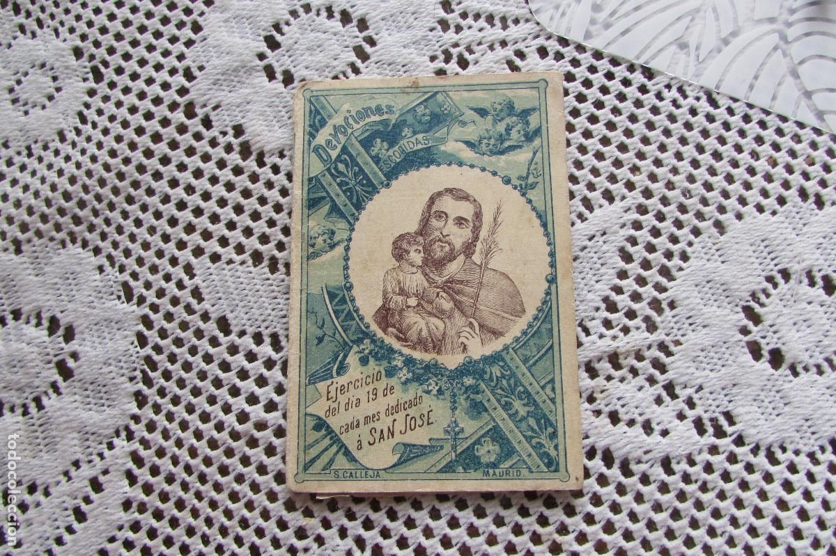 Libros antiguos: EJERCICIO DEL DIA 19 DE CADA MES DEDICADO A SAN JOSE 1900
