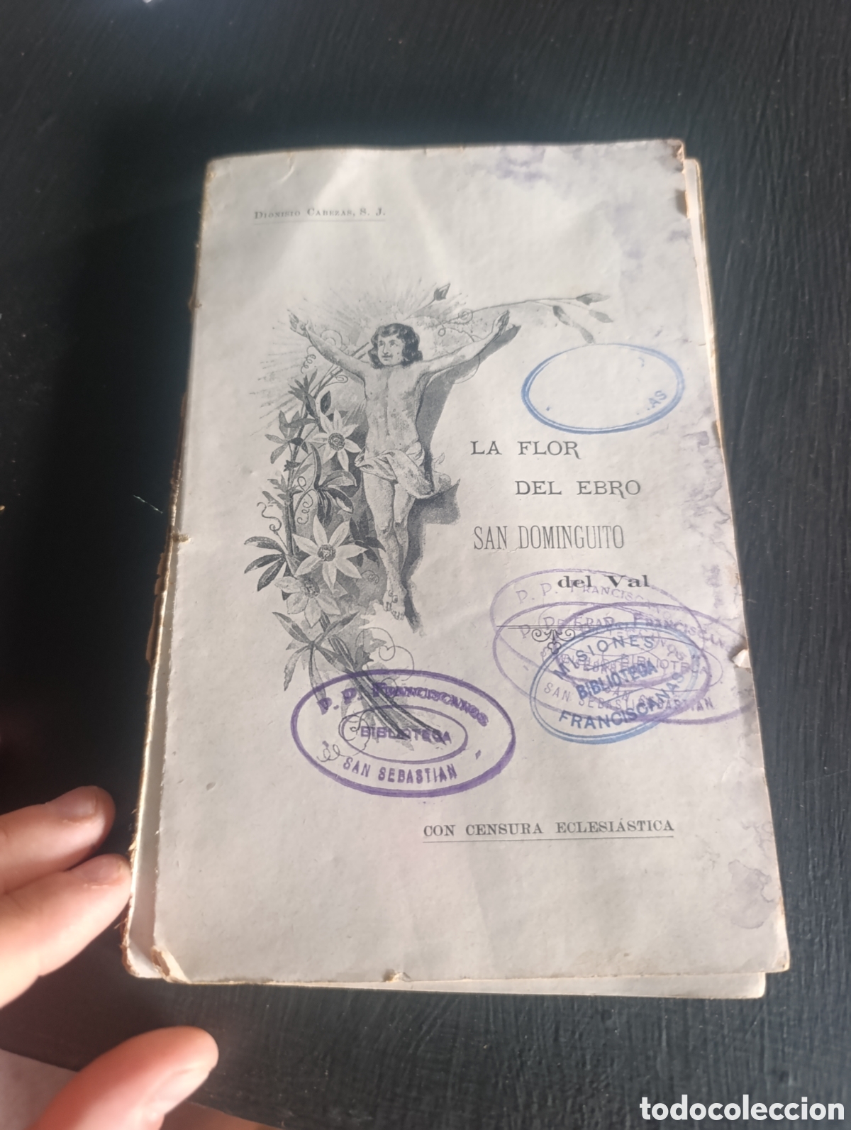 Libros antiguos: DIONISIO CABEZAS, S. J. LA FLOR DEL EBRO SAN DOMINGUITO DEL VAL.