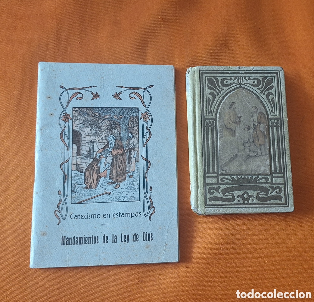 Libros antiguos: Peque&ntilde;os Misales - Devocionarios Religiosos - Catecismo en Estampas - Llavecita del Paraiso