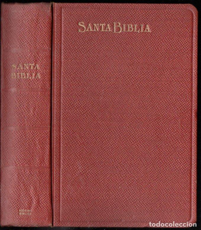 Libros antiguos: SANTA BIBLIA REINA VALERA (SOCIEDAD B&Iacute;BLICA, MADRID, 1924)