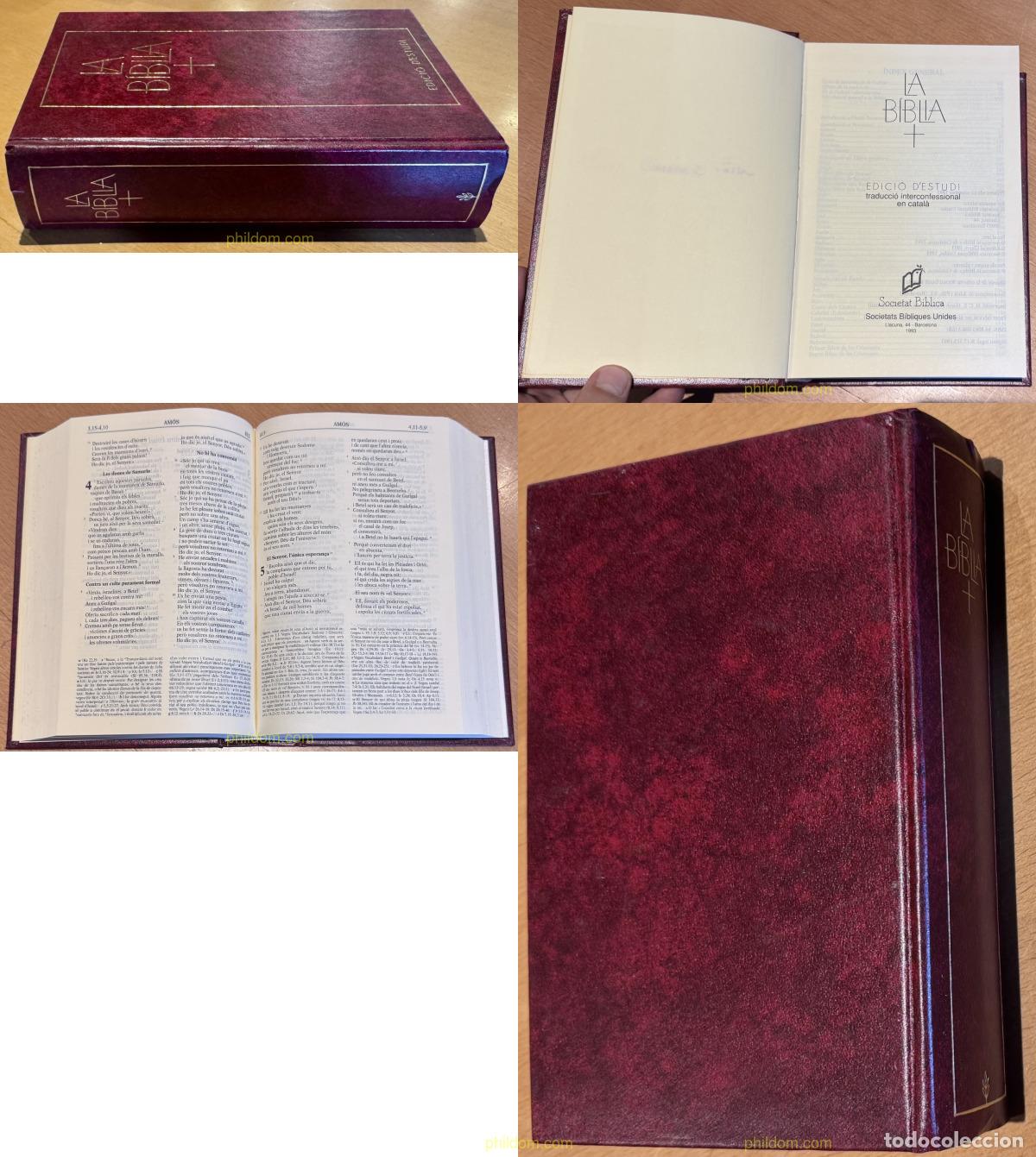 Libros antiguos: LA BIBLIA EDICIO D'ESTUDI 1993