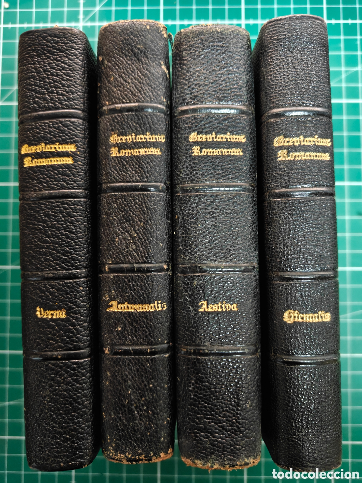 Libros antiguos: Breviarium Romanum 1923 - Obra Completa 4 Tomos - Piel, Cantos Dorados - Marietti (Tur&iacute;n)