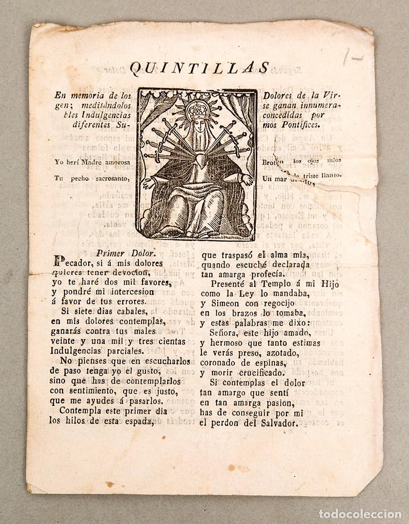 Libri antichi: Quintillas - 1838 - Vich