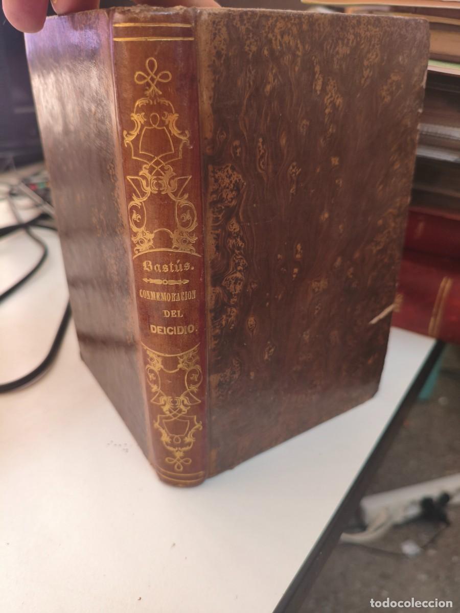 Libros antiguos: CONMEMORACI&Oacute;N DEL DEICIDIO O LA SEMANA SANTA EN JERUSAL&Eacute;N Y ROMA, J. BAST&Uacute;S, 1860
