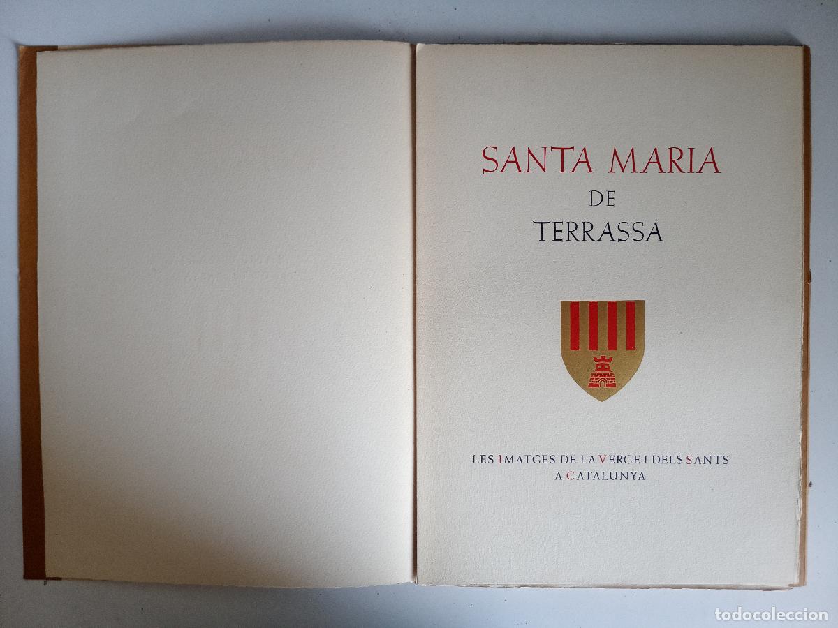 Antiquarische B&uuml;cher: SANTA MARIA DE TERRASSA. 1950. LUJOSA EDICI&Oacute;N. 35 X 25 .GRABADOS