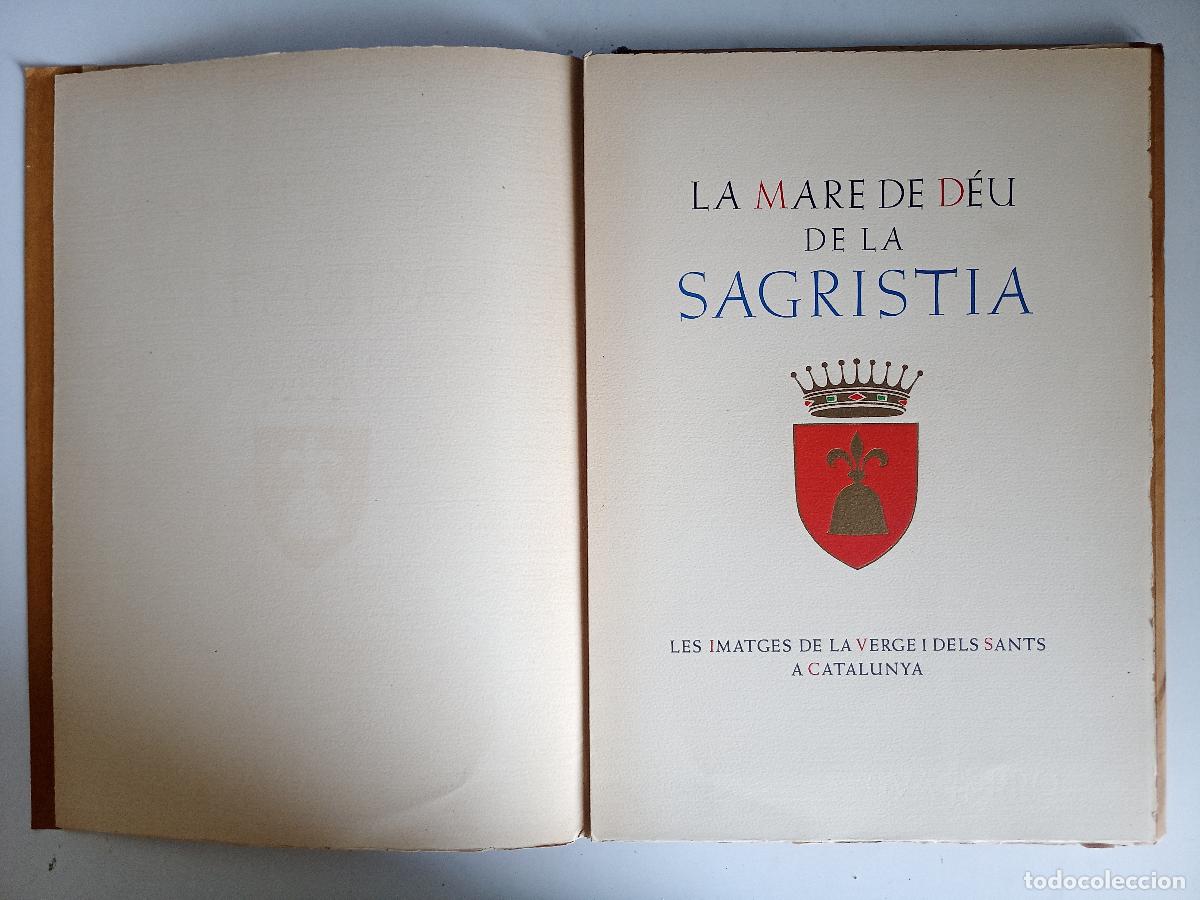 Antiquarische B&uuml;cher: LA MARE DE DEU DE LA SAGRISTIA. 1950. LUJOSA EDICI&Oacute;N. 35 X 25 .GRABADOS