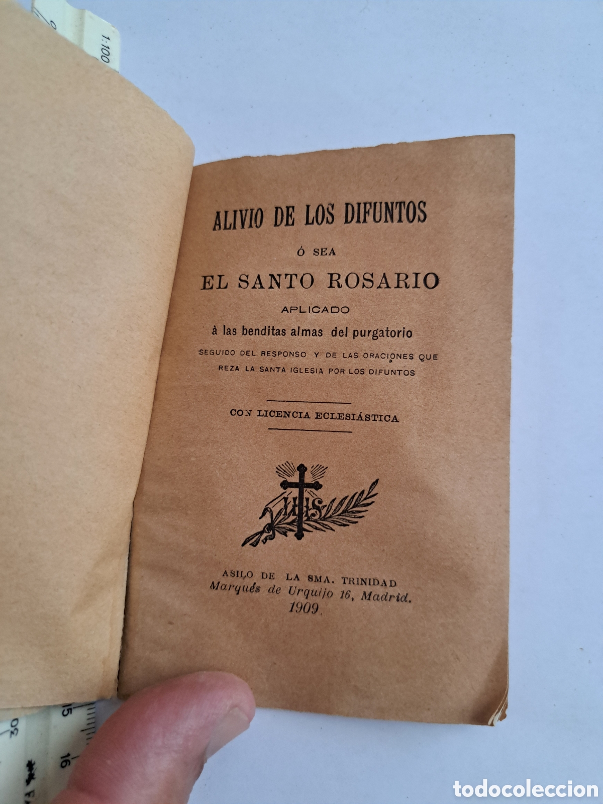 Libros antiguos: Jml libreto Recuerdo religioso Difunto Juan Lorenzo de Madariaga y Ugarte Vera, Almeria. Alivio 1909