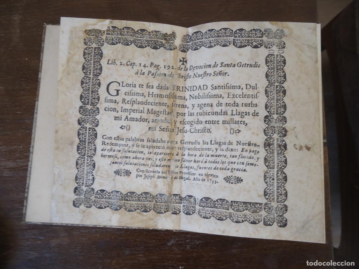 Antiquarische B&uuml;cher: Hoja volante. Santa Gertrudis. M&eacute;xico 1733. &Uacute;nica conocida