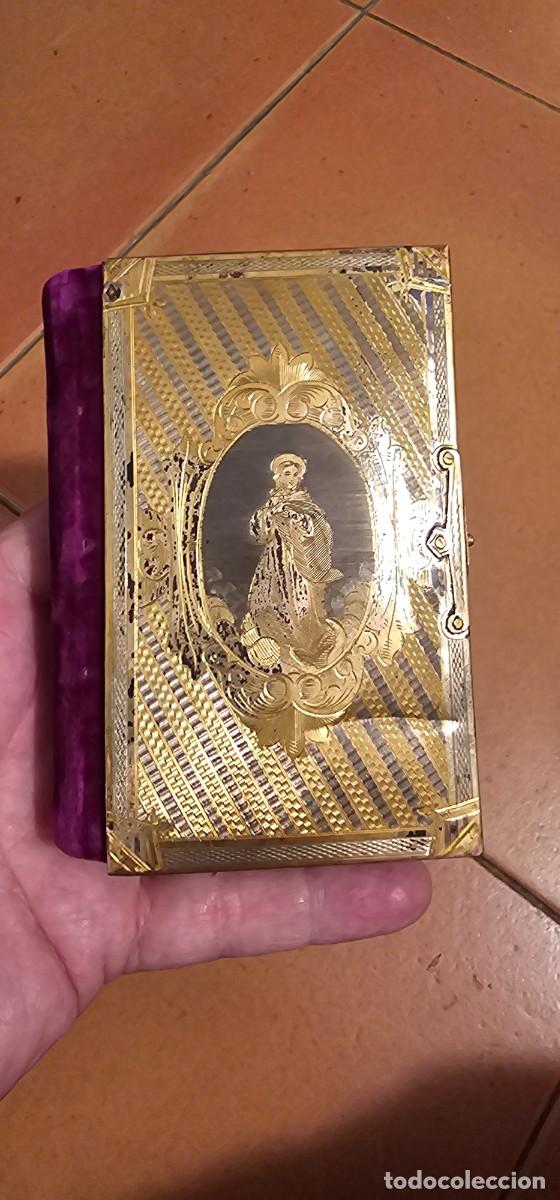 Libros antiguos: Espectacular misal plata dorada siglo XIX