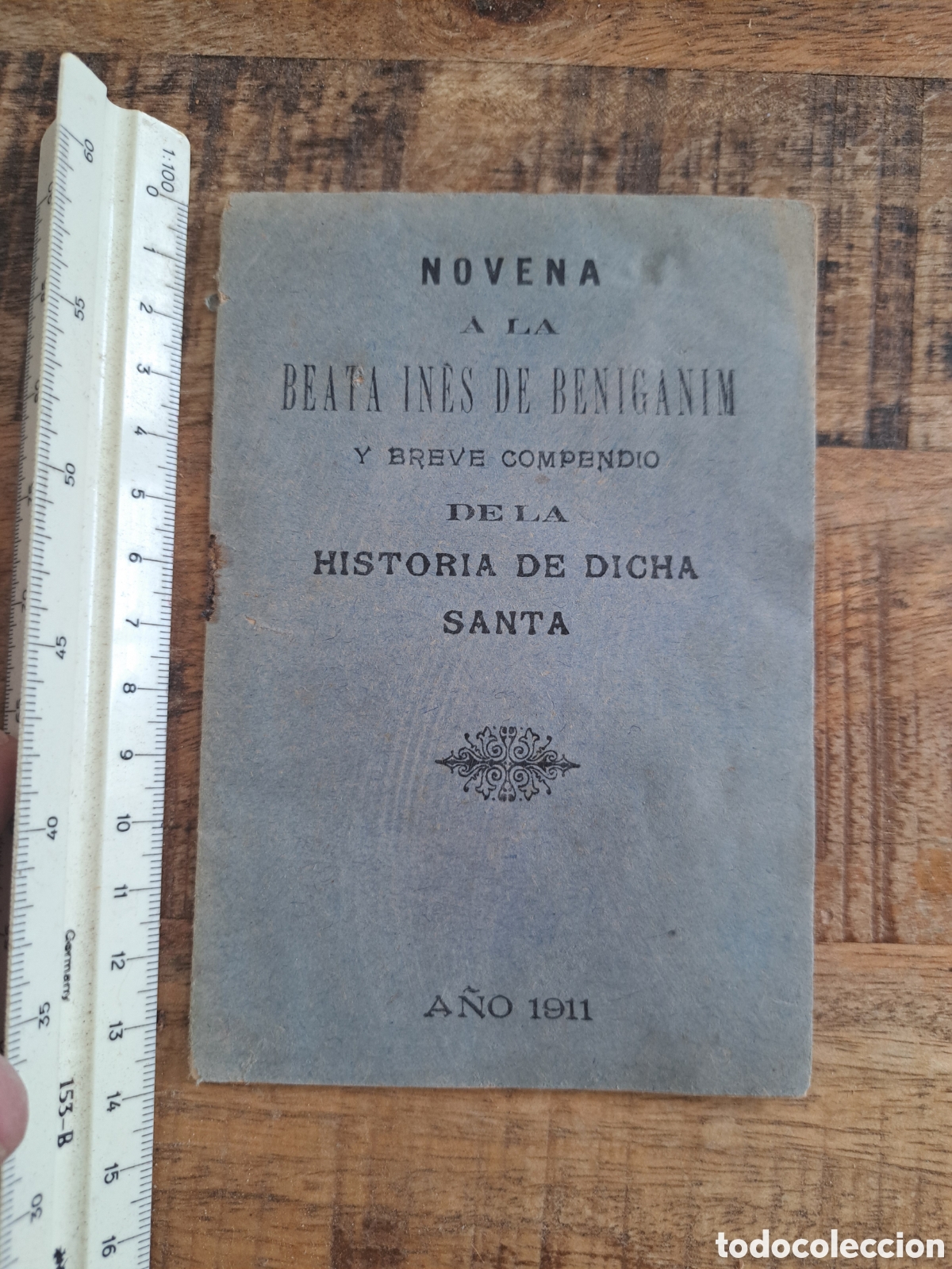 Libros antiguos: Jml Religion, Novena a la Beata Ines de Beniganim y breve Compendio de Historia de dicha Santa, 1911