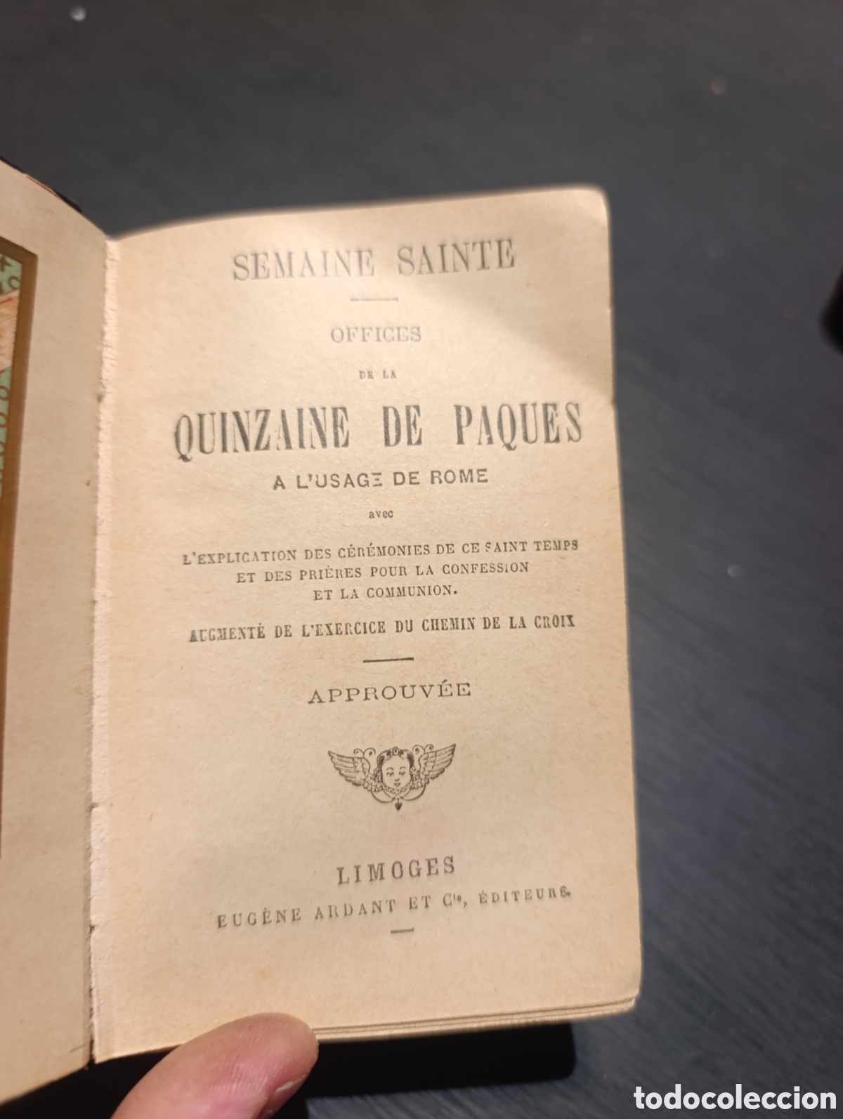 Libros antiguos: SEMAINE SAINTE OFFICES BR LA QUINZAINE DE PAQUES A L'USAGE DE ROME