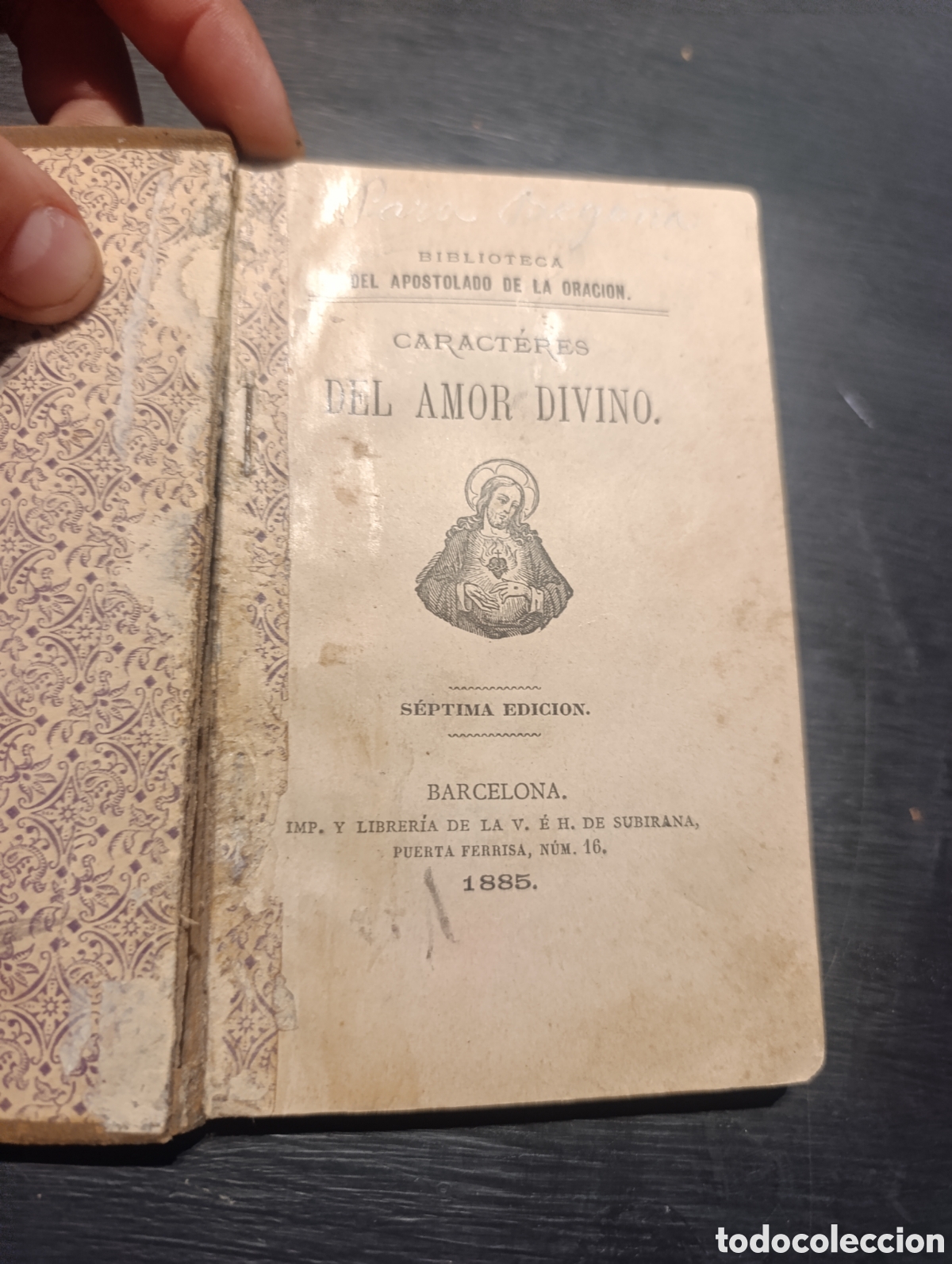 Libros antiguos: CARACT&Eacute;RES DEL AMOR DIVINO. S&Eacute;PTIMA EDICION. BARCELONA 1885