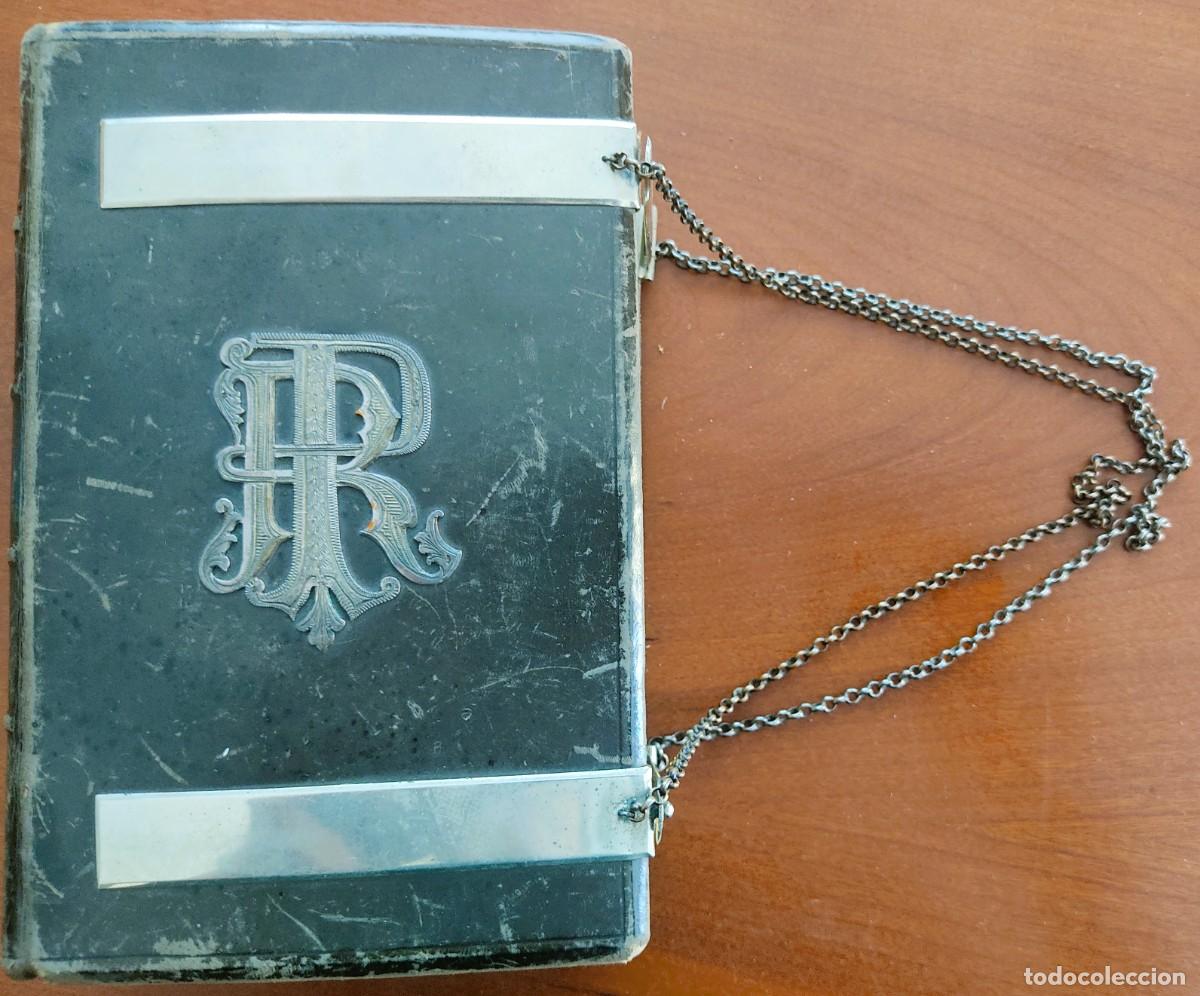 Livres anciens: EUCOLOGIO ROMANO, DEVOCIONARIO COMPLETO, JOSE SAYOL ECHEVARRIA, CON HERRAJES Y CADENA, 1879?