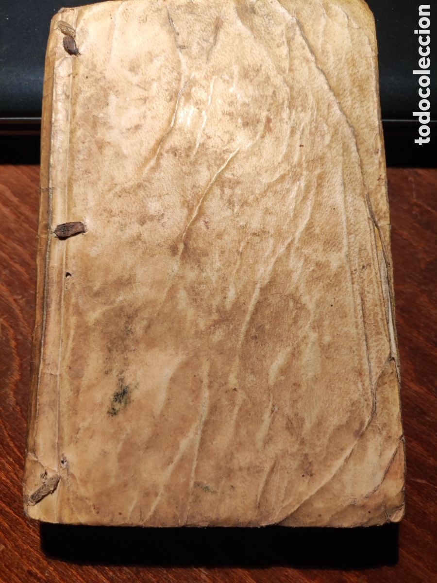 Libros antiguos: Libro de vitela siglo XVIII