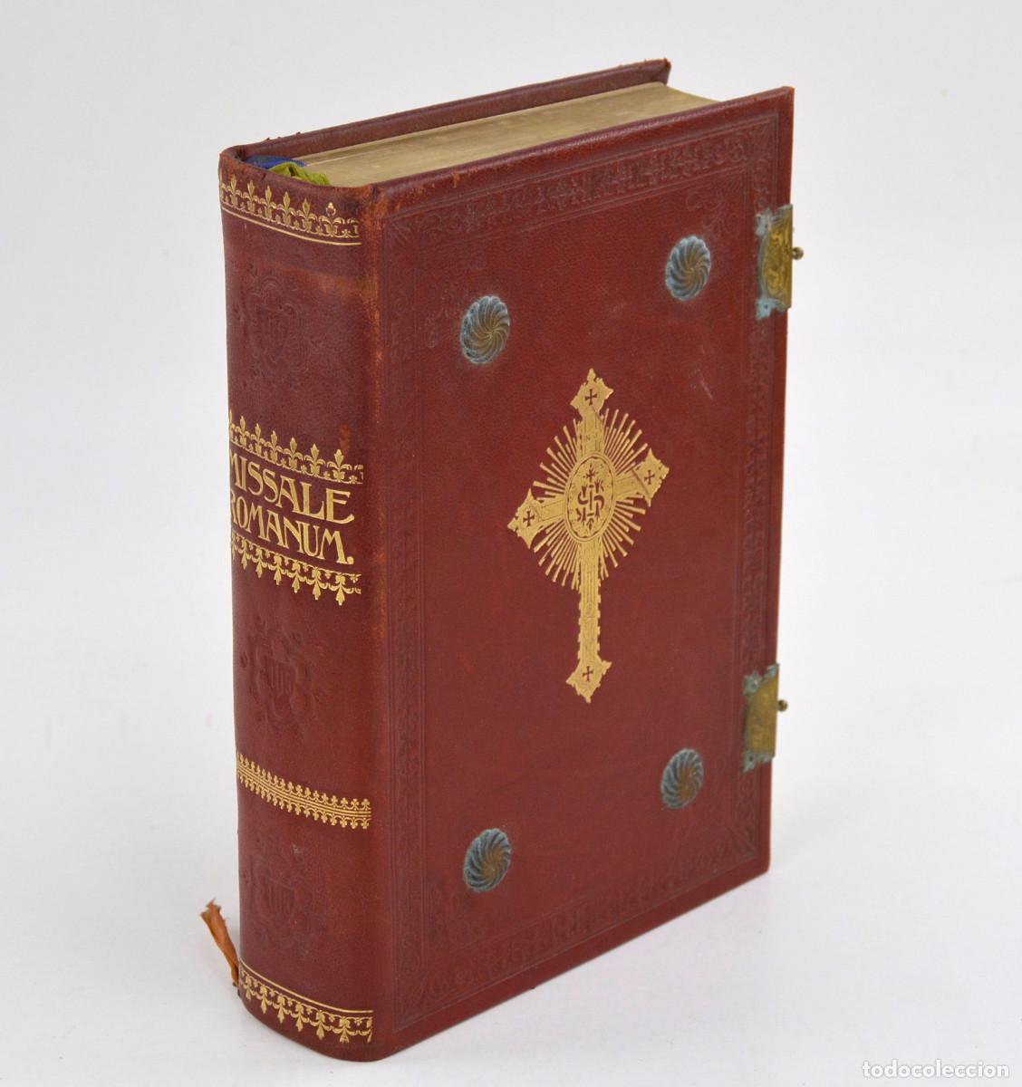 Libros antiguos: Missale Romanum, ex decreto sacrosanti concili tridentini, 1922, Barcinone.