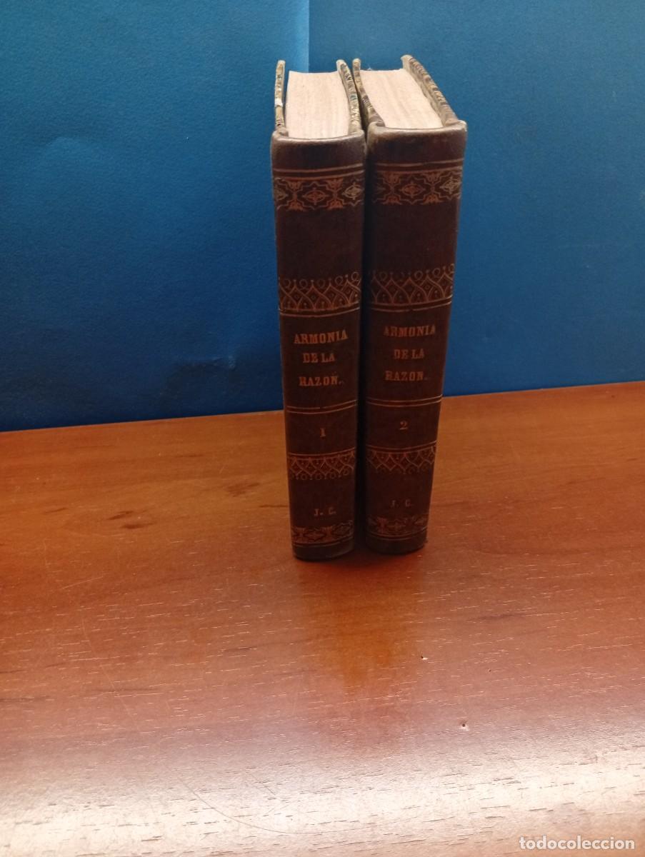 Libros antiguos: Teodoro De Almeida . Armonia De La Razon y La Religi&oacute;n o Respuestas Filos&oacute;ficas &aacute; Los Argumentos De