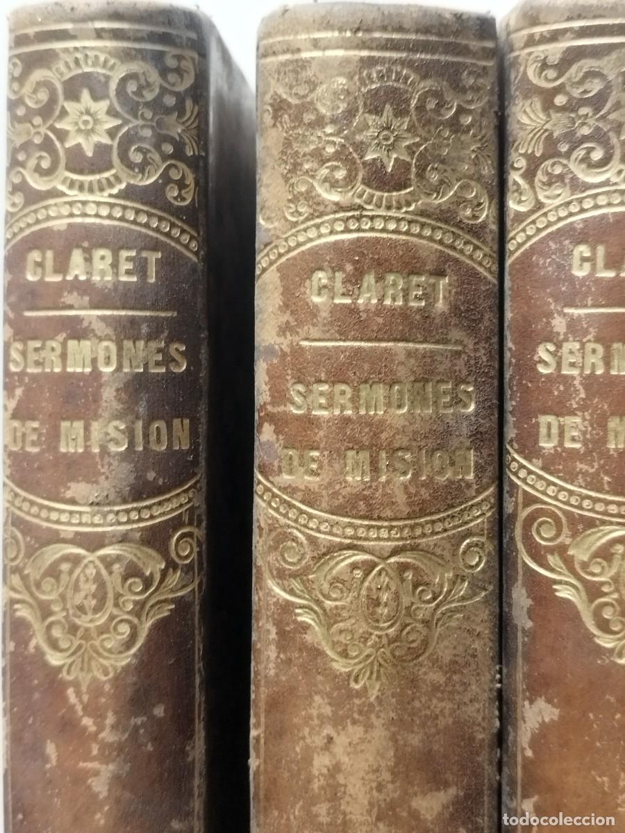 Antiquarische B&uuml;cher: ANTONIO MAR&Iacute;A CLARET Y CLAR&Aacute;, ARZOBISPO DE CUBA. SERMONES DE MISI&Oacute;N. 1858. 1&ordf; EDICI&Oacute;N. OBRA COMPLETA