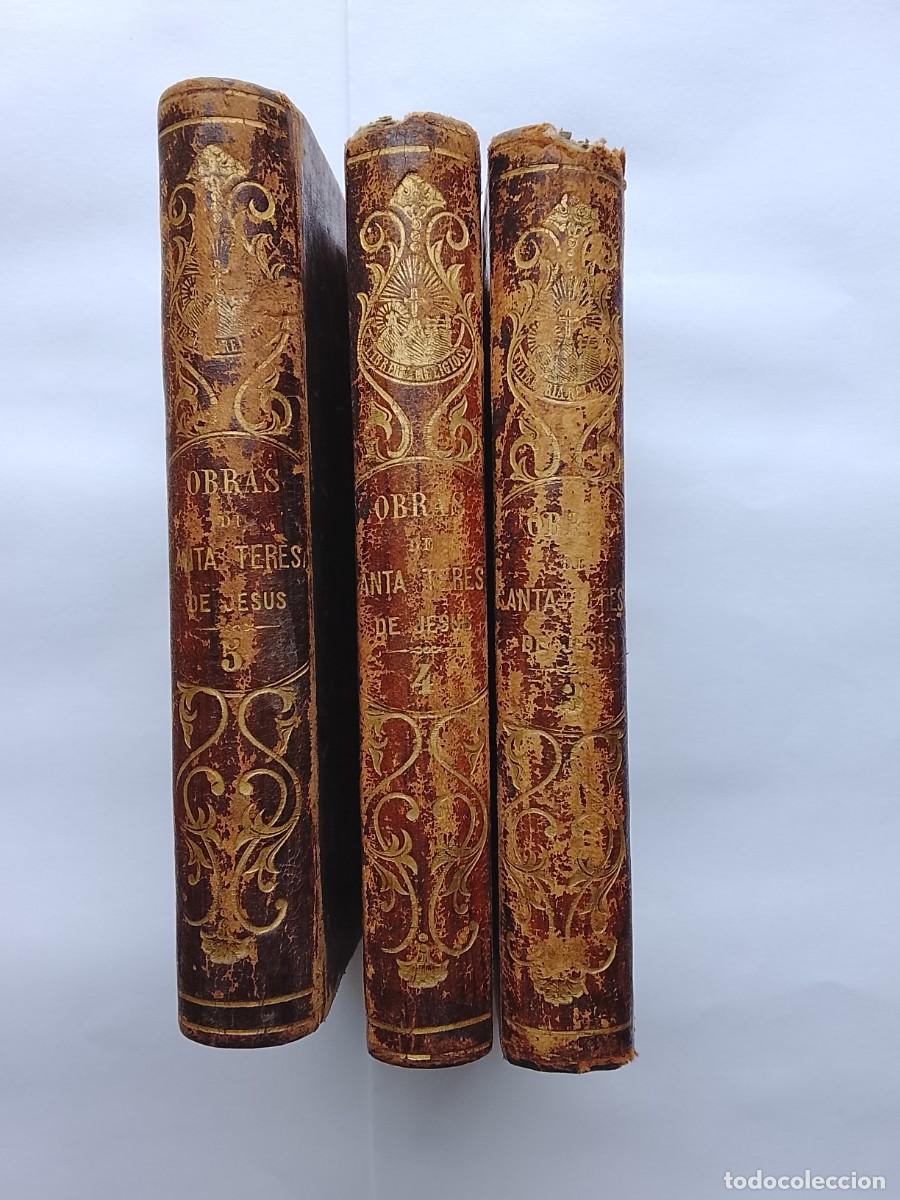 Antiquarische B&uuml;cher: Santa Teresa de Jes&uacute;s, tomo III, IV, V, Librer&iacute;a religiosa 1872