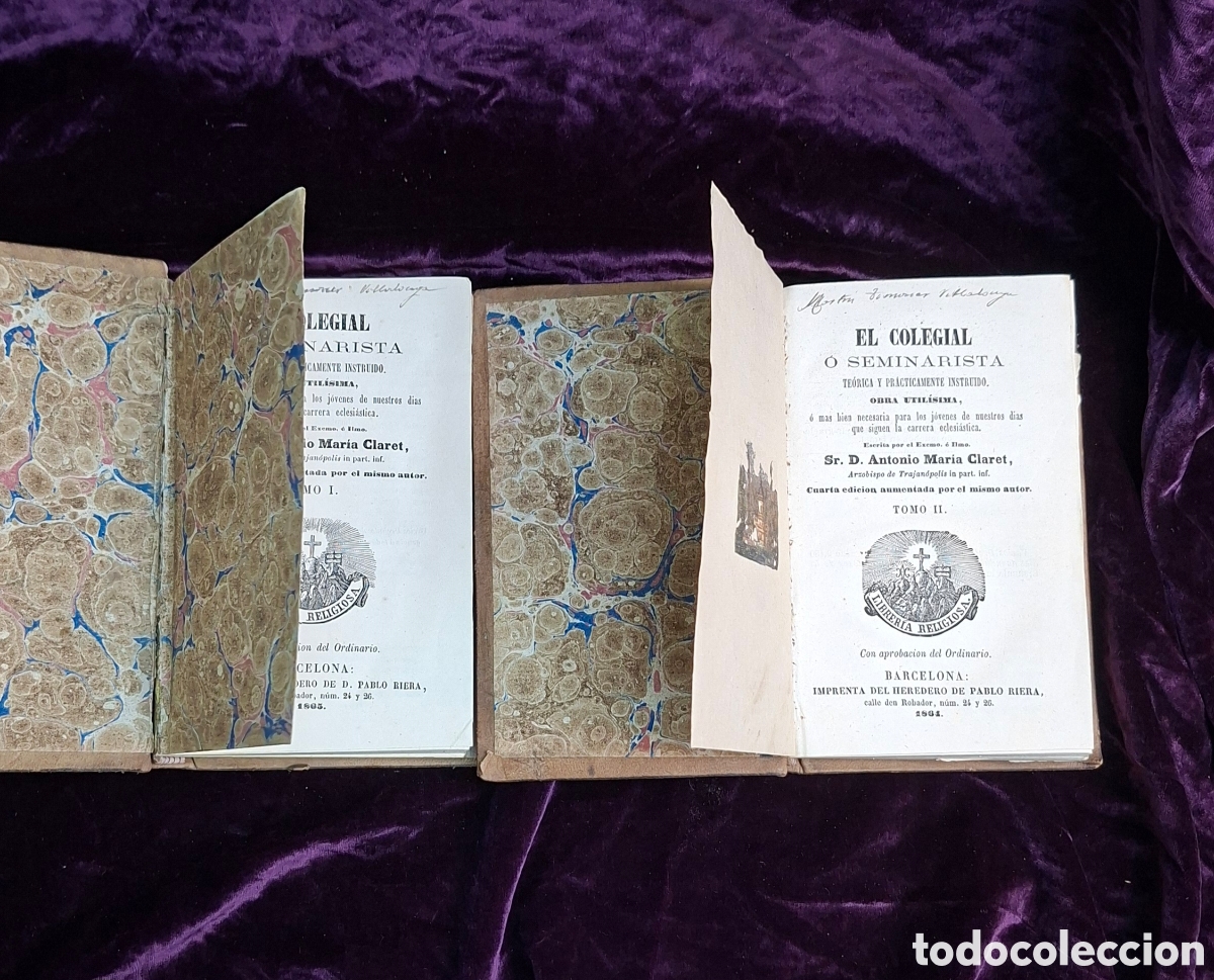 Libri antichi: El Colegial o Seminarista (1864 y 1865).