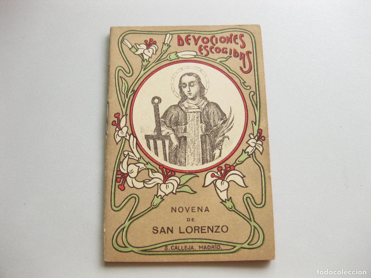 Livres anciens: NOVENA DE SAN LORENZO N&ordm; 93. DEVOCIONES ESCOGIDAS. EDITORIAL SATURNINO CALLEJA MADRID