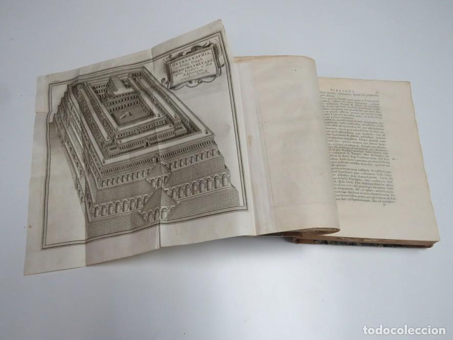 Libros antiguos: APPARATUS BIBLICUS, SIVE MANUDUCTIO AD SACRAM SCRIPTURAM. BERNARDO LAMY. LUGDUNI, 1723. CON GRABADOS