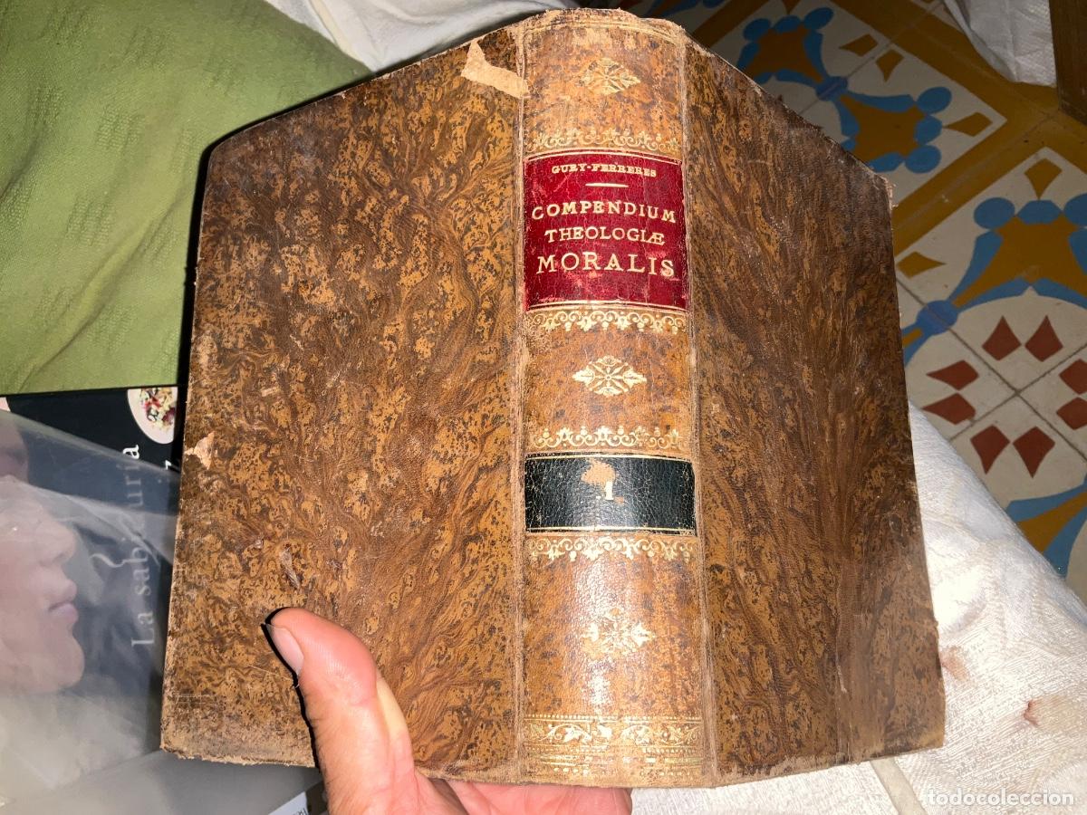 Libros antiguos: COMPENDIUM THEOLOGIAE MORALIS. P. JOANNIS PETRI GURY S.J Tomo 1 I 1904