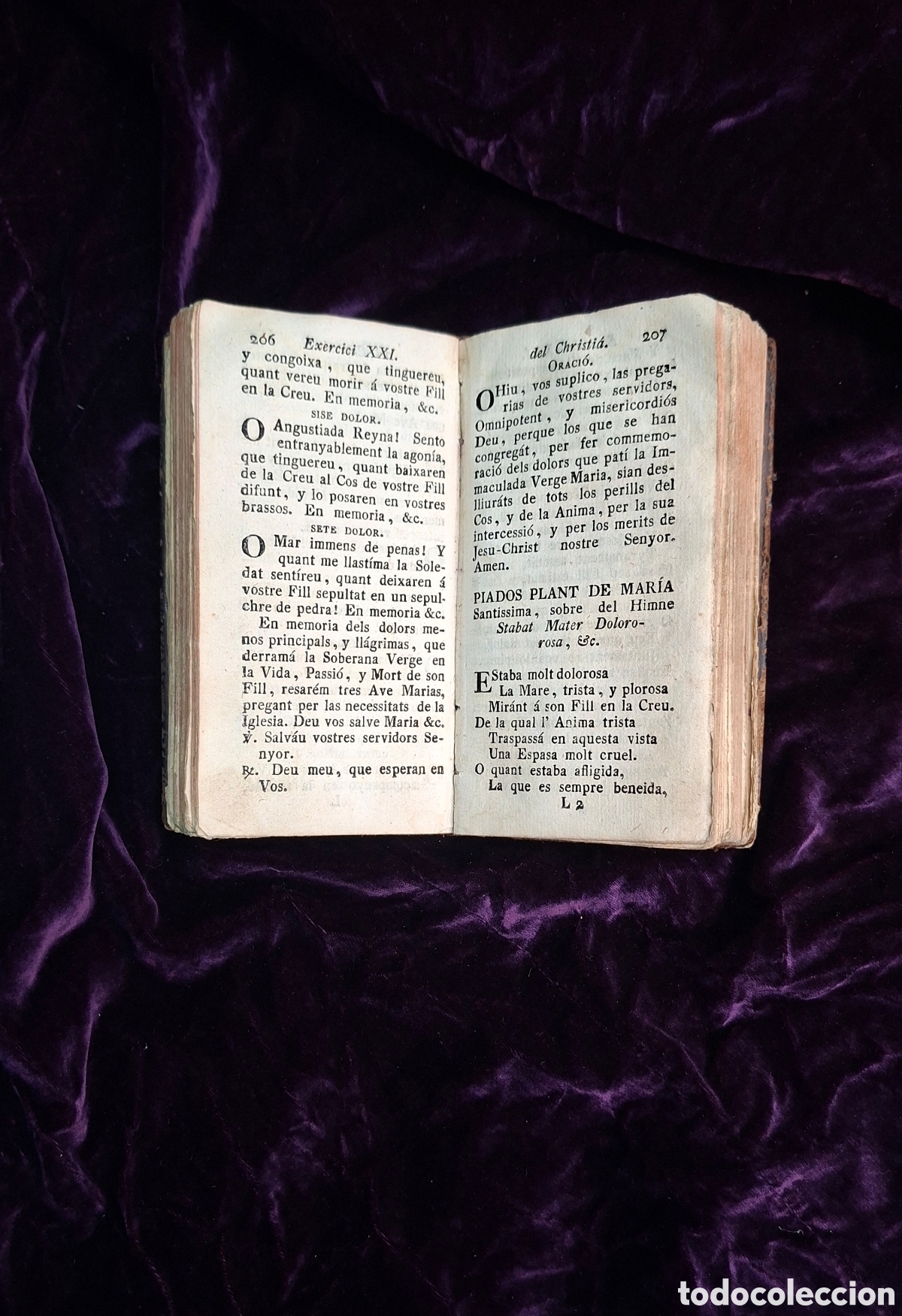 Libros antiguos: Peque&ntilde;o libro religioso en catal&aacute;n - Foto 3