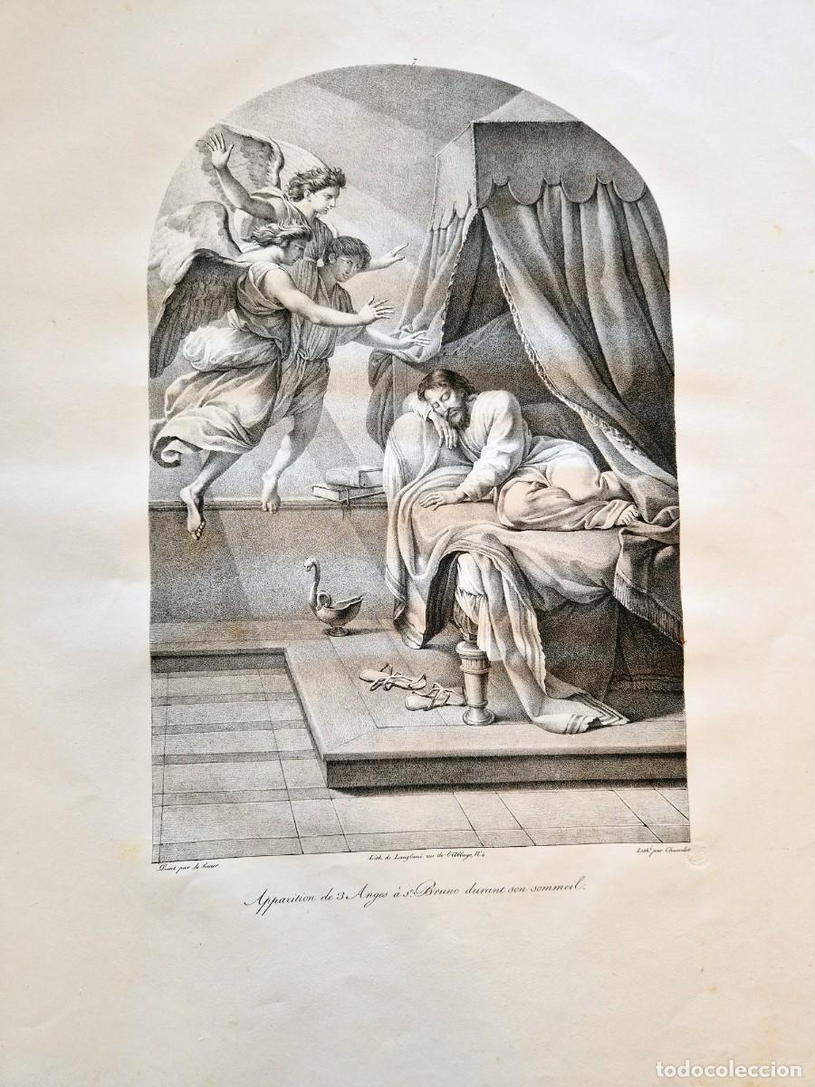 Libros antiguos: Eustache Le Sueur - La Vie de Saint Bruno - 1822 - Gran Folio - 22 Litograf&iacute;as