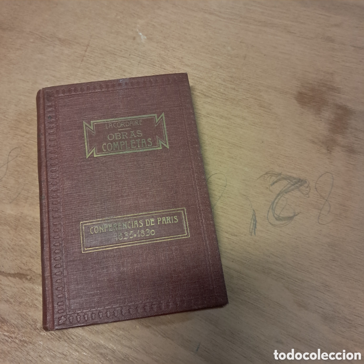Libros antiguos: Enrique Lacordaire, Obras completas, Conferencias de Par&iacute;s 1835-1836