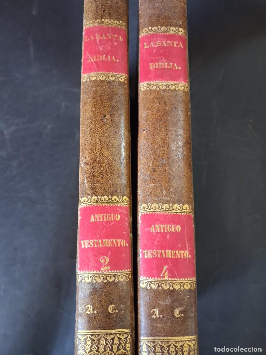 Libros antiguos: La Santa Biblia Biblioteca ilustrada Por el Ilmo Sr D.Felipe Scio de S Miguel Antiguo Testamento 2v