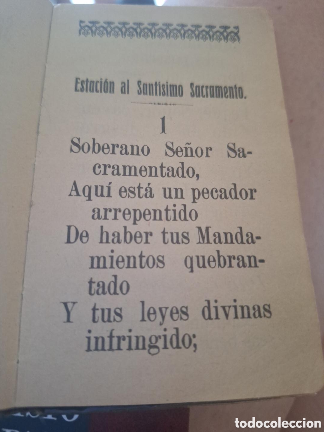 Libros antiguos: Estaci&oacute;n del sant&iacute;simo sacramento - Foto 4