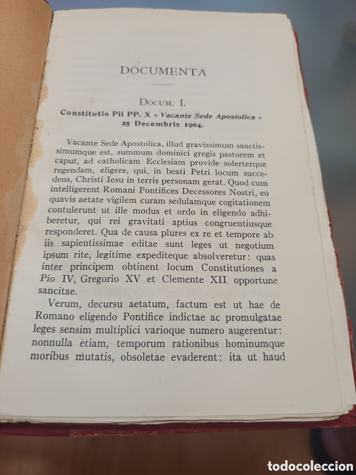 Libros antiguos: LIBRO ANTIGUO RELIGIOSO DEL A&Ntilde;O 1904 ESCRITO EN LAT&Iacute;N