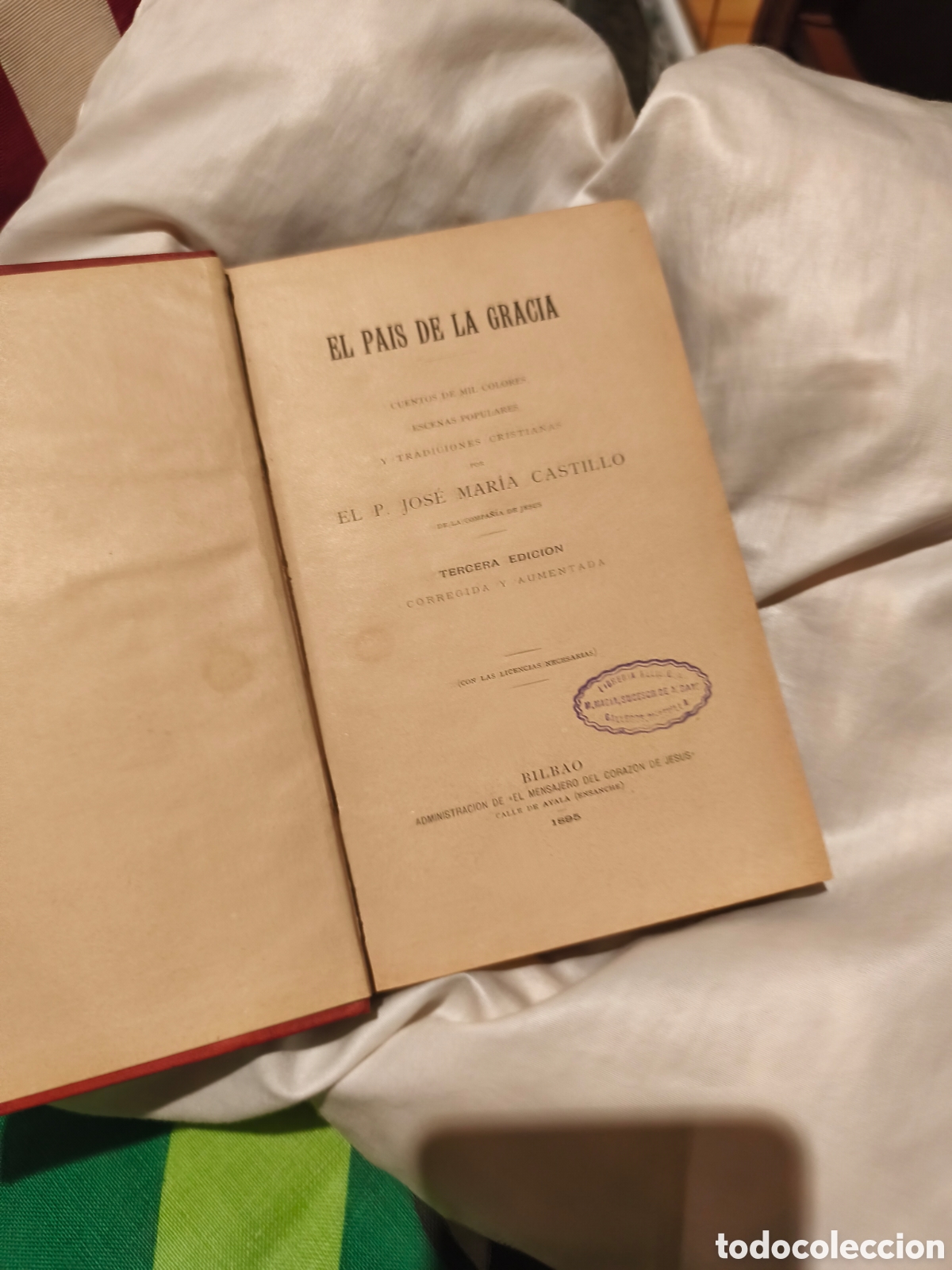 Libros antiguos: El pais de la gracia - Foto 2
