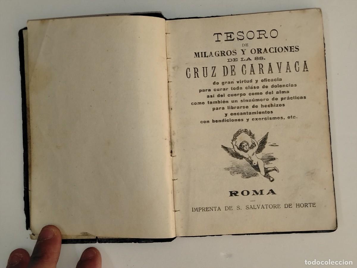 Libros antiguos: LIBRO RELIGIOSO,TESORO DE MILAGROS Y ORACIONES(ED.SALVATORE DE HORTE 1900)