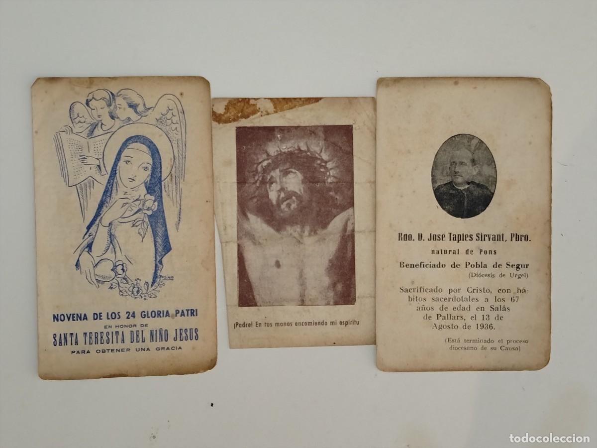 Libros antiguos: 3 ESTAMPAS RELIGIOSAS