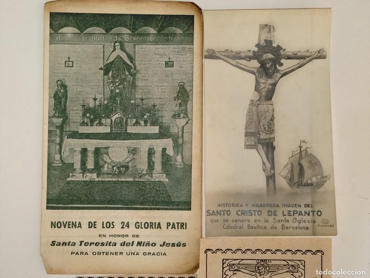 Libros antiguos: 4 ESTAMPAS RELIGIOSAS - Foto 2