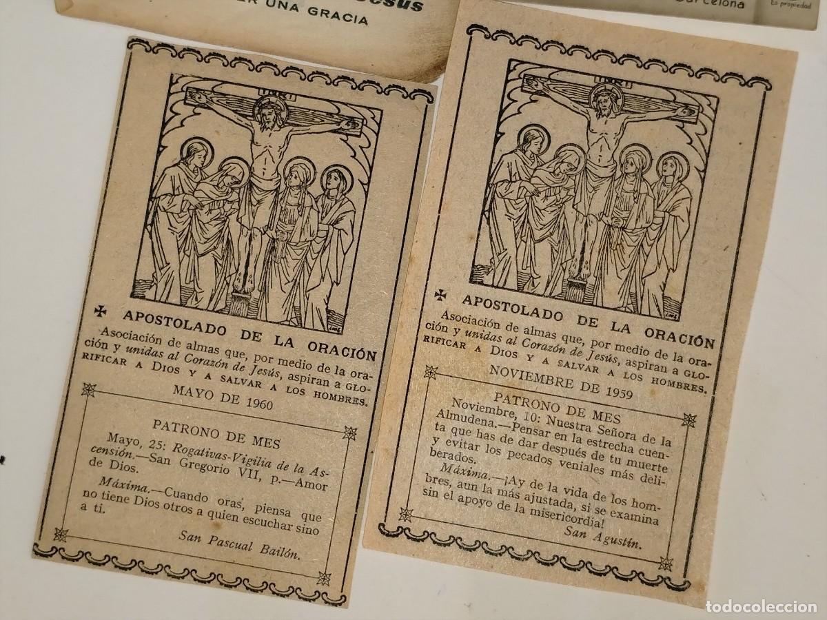 Libros antiguos: 4 ESTAMPAS RELIGIOSAS - Foto 3