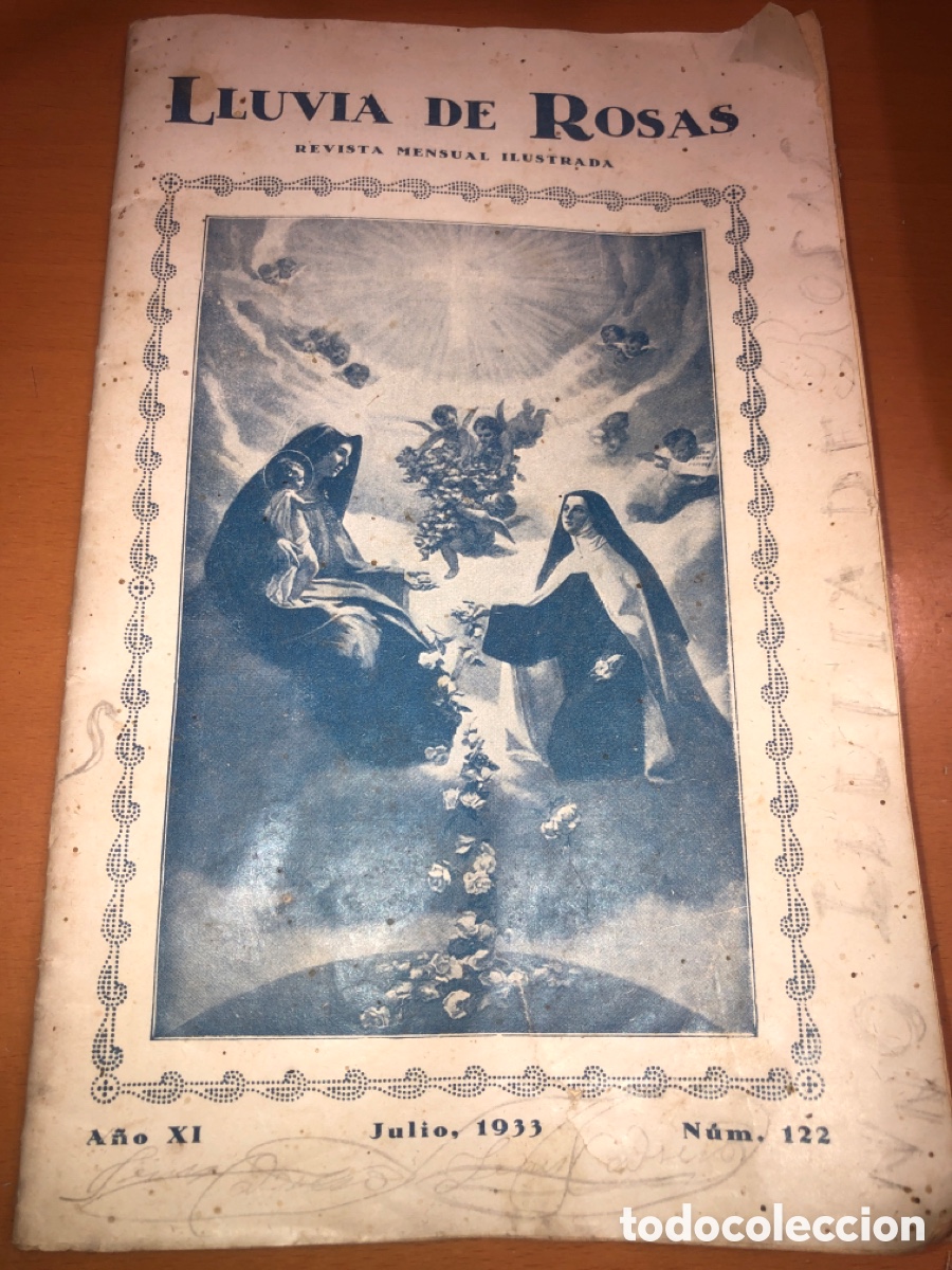 Libros antiguos: Lluvia de rosas julio /1933