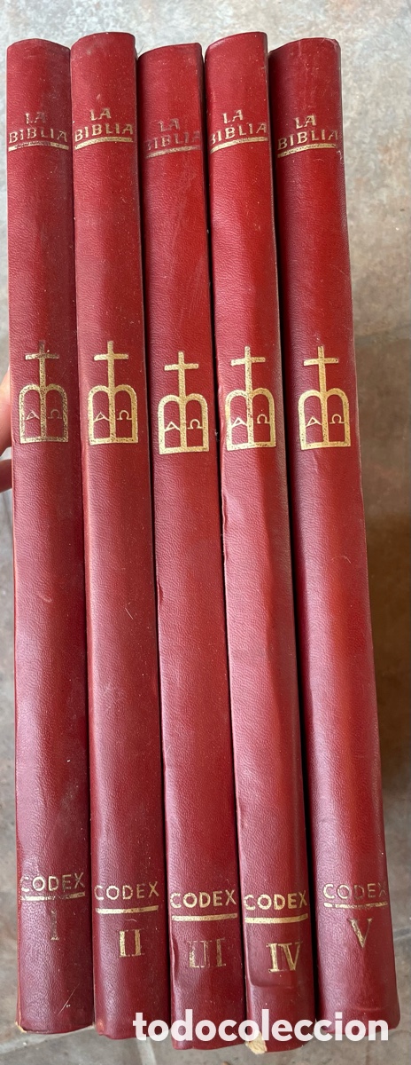Libros antiguos: Lote 6 libros Biblia Codex e Historia Iglesia
